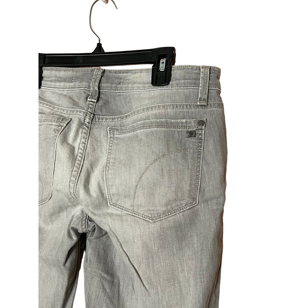 joe's women mid rise gray straight fit jeans sz 26 socialite kicker - Picture 4 of 10